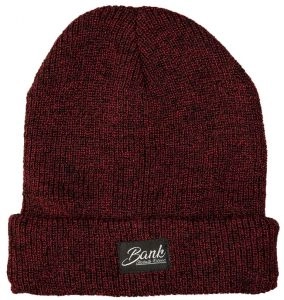 Čiapka Bank Heritage Beanie Burgundy